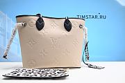 LsVttn Wild of Heart Neverfull White Bag - 6