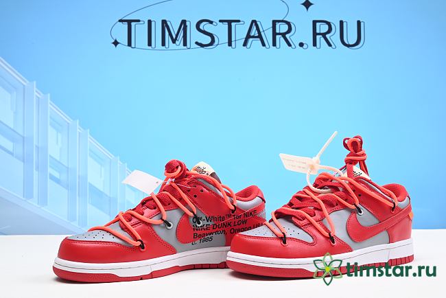 Nike Dunk Low Off-White University Red CT0856-600 - 1