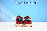   AIR JORDAN 1 X  TRAVIS SCOTT LOW BLACK RED DM7866-166 - 5