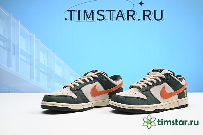 Nike SB Green and Orange – SB Dunk Low Eire Net Deep Orange Rep 304292-185 - 1