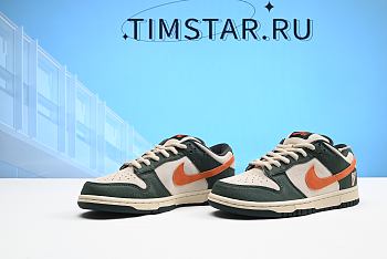 Nike SB Green and Orange – SB Dunk Low Eire Net Deep Orange Rep 304292-185