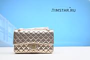 Chanel Timless Flap Bag Gold Silver 25cm - 1