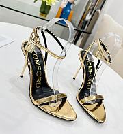 Tom F0rd Heels 10.5cm Gold - 1