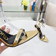 Tom F0rd Heels 10.5cm Gold - 5