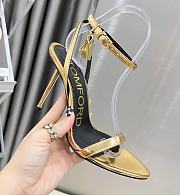 Tom F0rd Heels 10.5cm Gold - 3