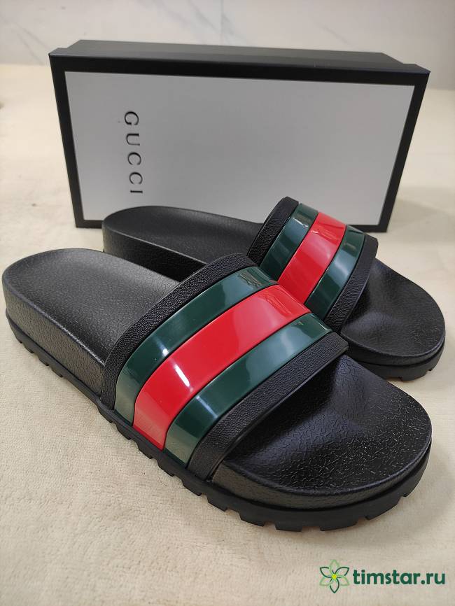 Guccii1 Web Slide Sandal - 1