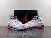 Jordan 5 Retro Fire Red Black Tongue (2013)136027-120 - 2