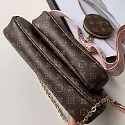 LsVttn Multi-pochette Bag with Pink Strap - 5