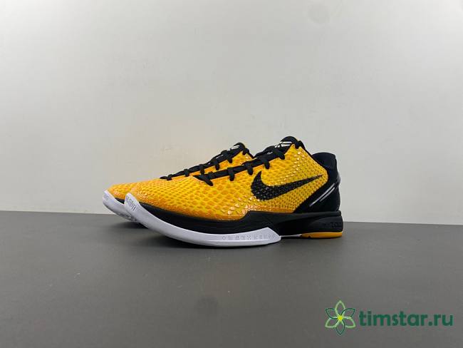 NIKE KOBE 6 PROTRO “LIGHTBULB” BLACK YELLOW 429659-700 - 1