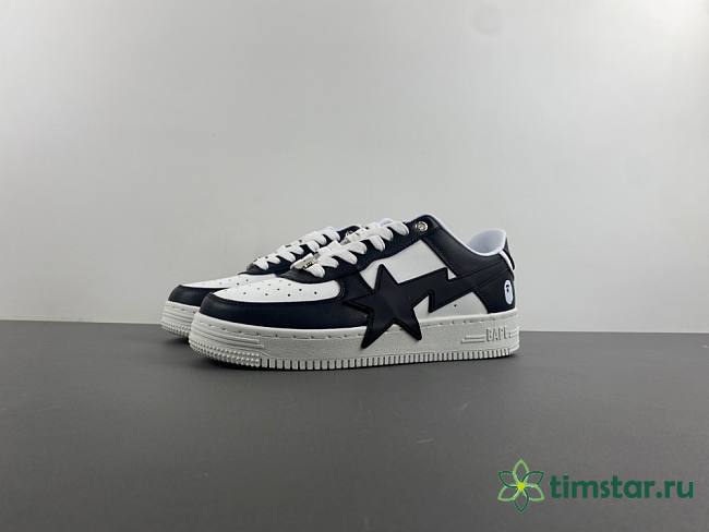 A Bathing Ape Bape Sta Low white black - 1