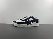 A Bathing Ape Bape Sta Low white black - 1