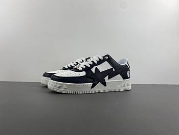 A Bathing Ape Bape Sta Low white black