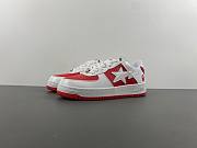 A Bathing Ape Bape Sta Low white red - 1