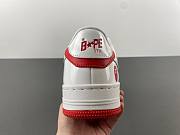 A Bathing Ape Bape Sta Low white red - 5