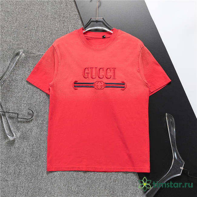 Guccii1 shirt95198 red - 1