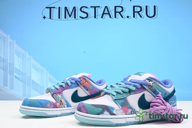 Nike SB Dunk Low Futura Laboratories Bleached Aqua HF6061-400 - 1