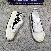 amirii Men's White Stars Court Canvas Sneakers - 3