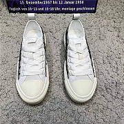 amirii Men's White Stars Court Canvas Sneakers - 2