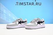 A Bathing Ape Bape Sta Low Grey Black - 1