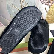 marnii fur slippers black - 2