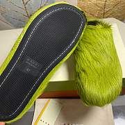 marnii fur slippers green - 2