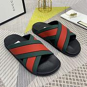 Guccii1 slide sandal with web 630326 - 3