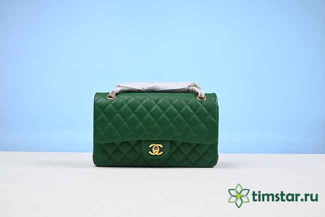 Channe1 Bag green 25cm - 1