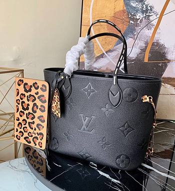 LsVttn Neverfull MM Noir Monogram M45856 31cm