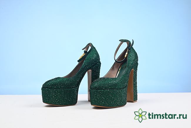 Valentinoo  Garavani green high heels - 1