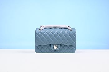 Channe1 Bag Blue gray 25cm