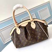 LsVttn Tivoli Tote PM Brown Canvas Monogram 28cm - 1