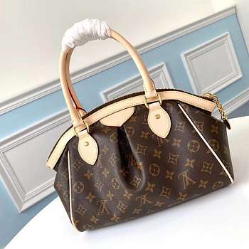 LsVttn Tivoli Tote PM Brown Canvas Monogram 28cm