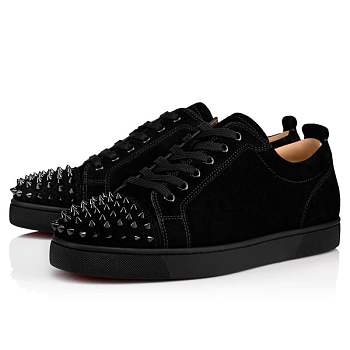 Chrstn Lbtn ieira Spikes suede sneakers