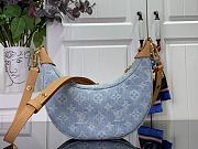 LsVttn Bag Loop Small Handbag M24846 Blue 23cm - 4