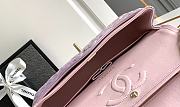 Channe1 Classic Handbag A01112 Ombre Purple & Pink  25.5 cm - 5