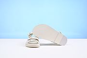 Channe1 sandals white2 - 6