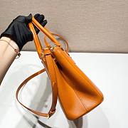 Pradaa Galleria Saffiano Leather Bag in orange - 6