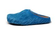 marnii fur slippers blue - 1