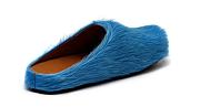 marnii fur slippers blue - 3