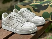 A Bathing Ape Bape SK8 Sta Triple White - 5