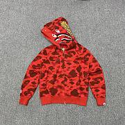 Bape hoodie red 2024122701 - 5