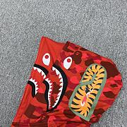 Bape hoodie red 2024122701 - 2