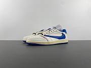 Jordan 1 Retro Low OG SP Fragment x Travis Scott Sail Military Blue DM7866-104  - 1