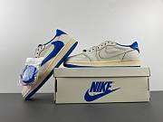 Jordan 1 Retro Low OG SP Fragment x Travis Scott Sail Military Blue DM7866-104  - 4