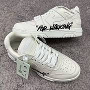 OFF-WHITE Out Of Office OOO Low Tops For Walking White Black - 1