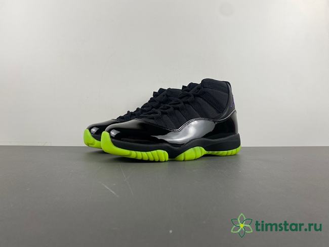 Air Jordan 11 Black fluorescent green CT8012-003 - 1