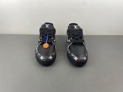 Louis Vuitton LV trainer all black white - 6