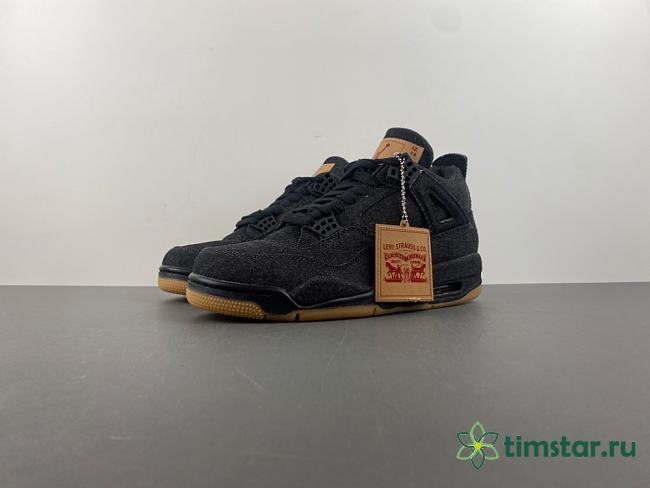 Air Jordan 4 Retro Levi's Black A02571-001 - 1