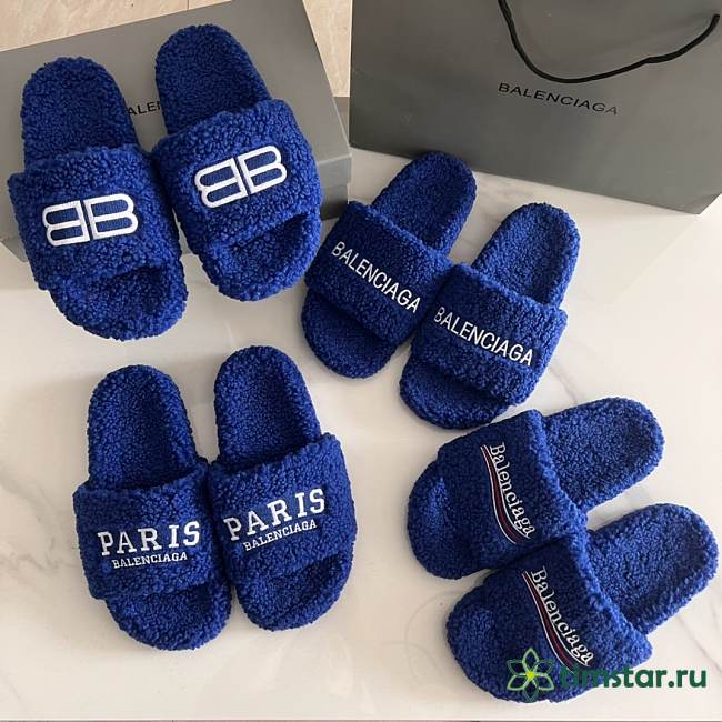 Balenciaga slides blue 19123082 - 1