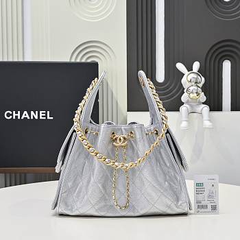 Channel silver bag 96123249 26x30x14cm